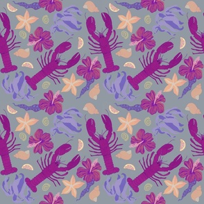 Purple lobster 