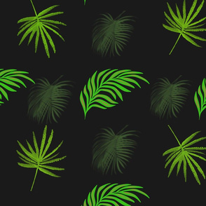 Tropical Fern Leaves