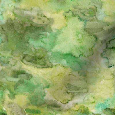 Green and blue abstract Watercolor Background