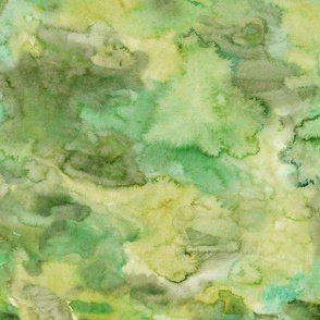 Green and blue abstract Watercolor Background
