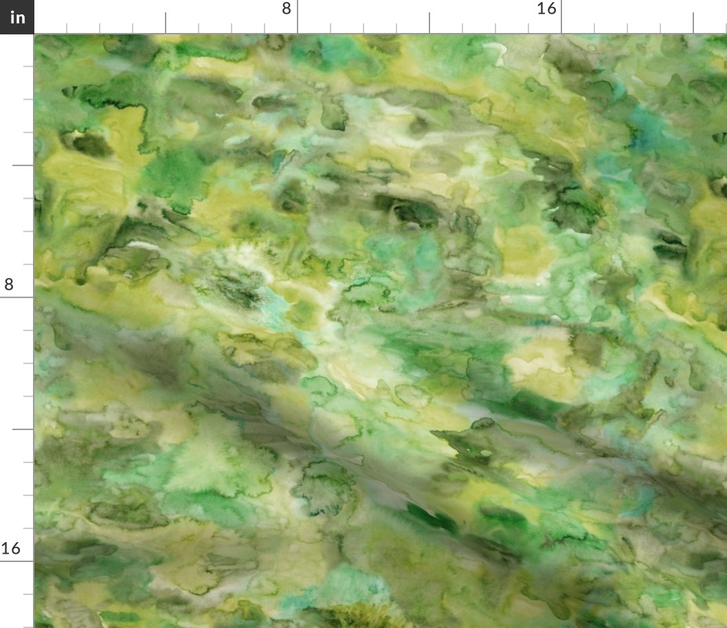 Green and blue abstract Watercolor Background
