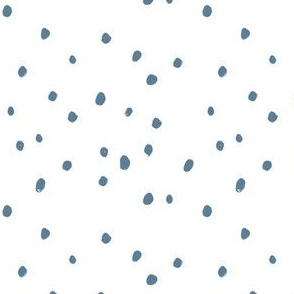 dots blue on white