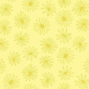 daisies small yellow yellow