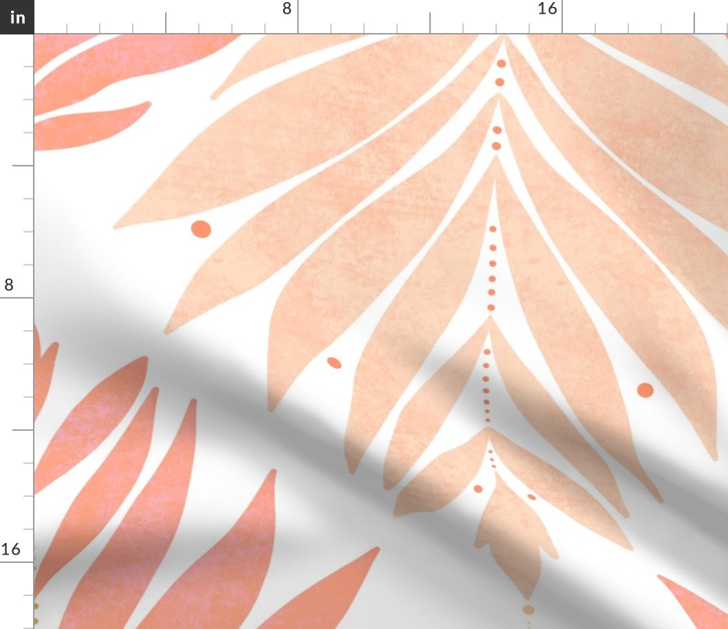 Abstract Tropical Leaf Pattern - big