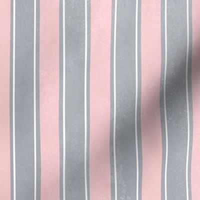 Formal grey and pink stripe