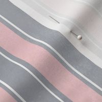 Formal grey and pink stripe