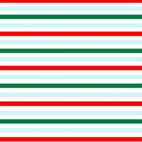 Christmas Stripes // Red, Green, Mint