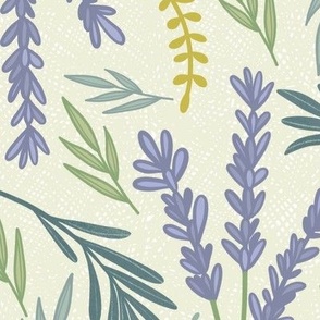 Lavender & Herbs - Large Scale