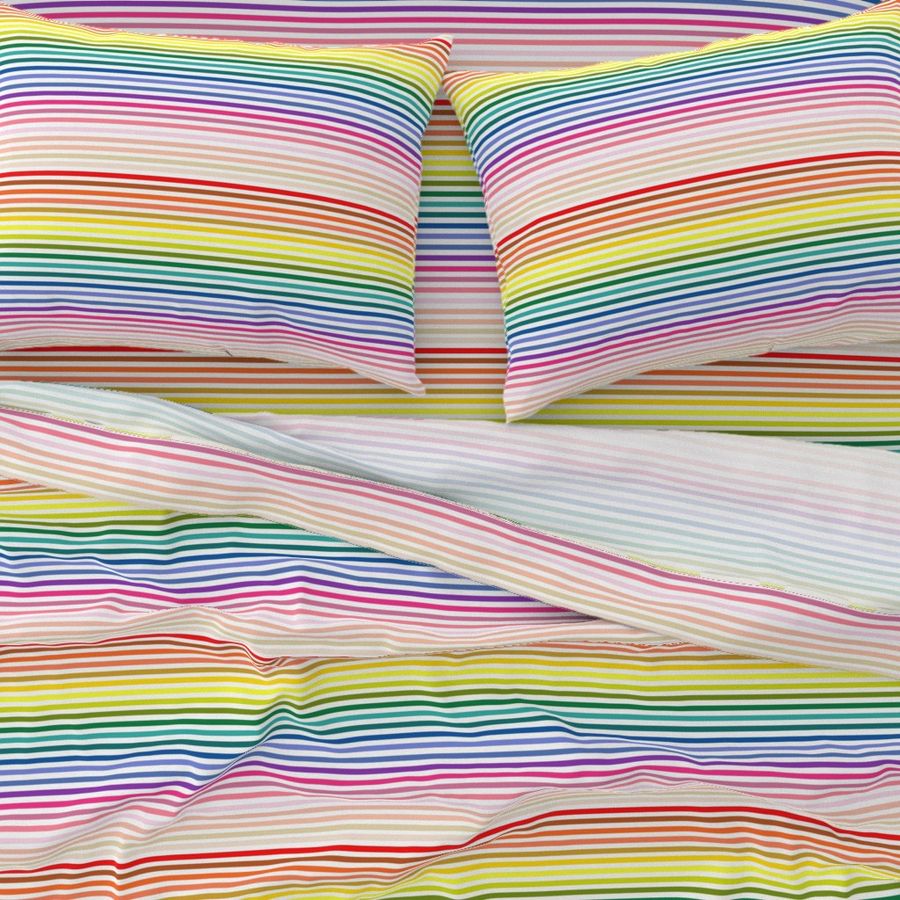 Classic Stripes // Rainbow