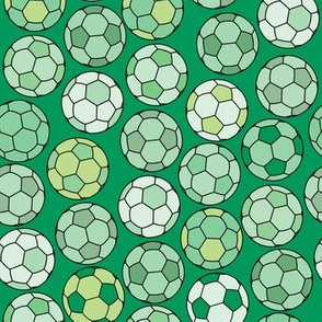 Soccer Balls Green