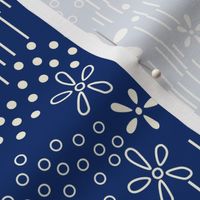 Showers and Flowers -Navy Blue