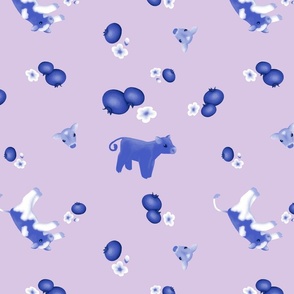blueberry cow lavender