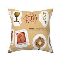 Catholic Mass plushie quiet toys cut and sew