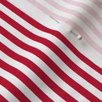 Peppermint Hard Candy Stripes in Red and White