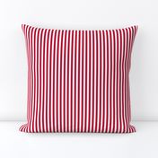 Peppermint Stripes in Red and White