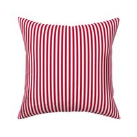 Peppermint Stripes in Red and White