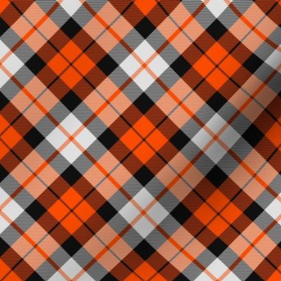 Colorful Orange Fall Plaid