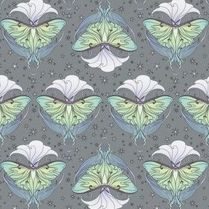 Silver Moth Nouveau (Small)