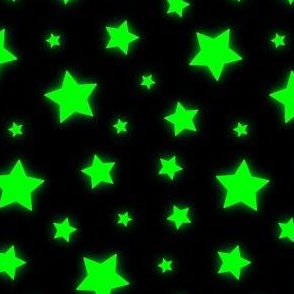 Glowing Stars Fabric, Wallpaper and Home Decor