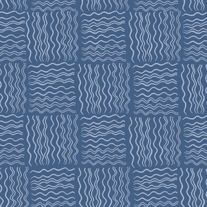 Woven Waves - Navy