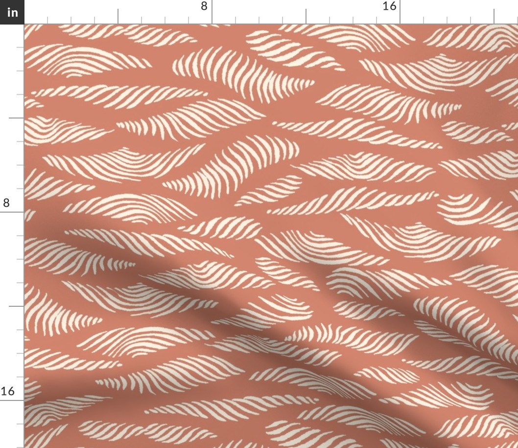 Water Surface Waves - Terracotta