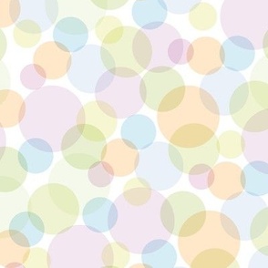 colorful rainbow circles for kids prints, baby fabric,  kids apparel