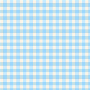 Groovy Gingham - Bright Light Blue