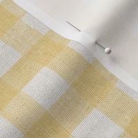 LINEN GINGHAM LARGE - LINEN PANSY COLLECTION (SUNFLOWER)