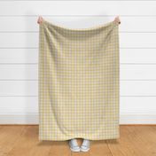 LINEN GINGHAM LARGE - LINEN PANSY COLLECTION (SUNFLOWER)