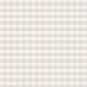 Groovy Gingham - Pearl Gray