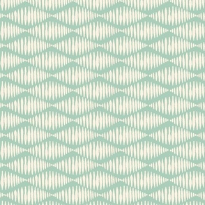 Ikat Waves - Aqua