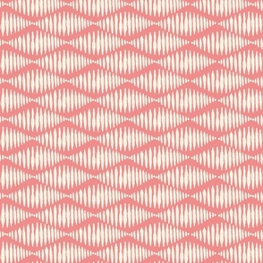 Ikat Waves - Warm Pink
