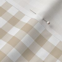 gingham light brown | small