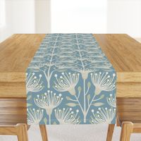 Australian Eucalyptus Light Blue Green White - LARGE Scale - UnBlink Studio by Jackie Tahara