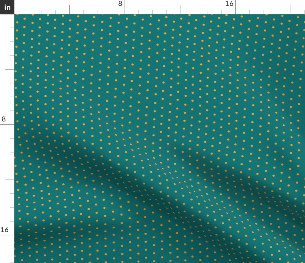 AUTUMN POLKA SPOT - Teal