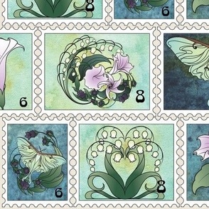 Poisonous Flower Stamps