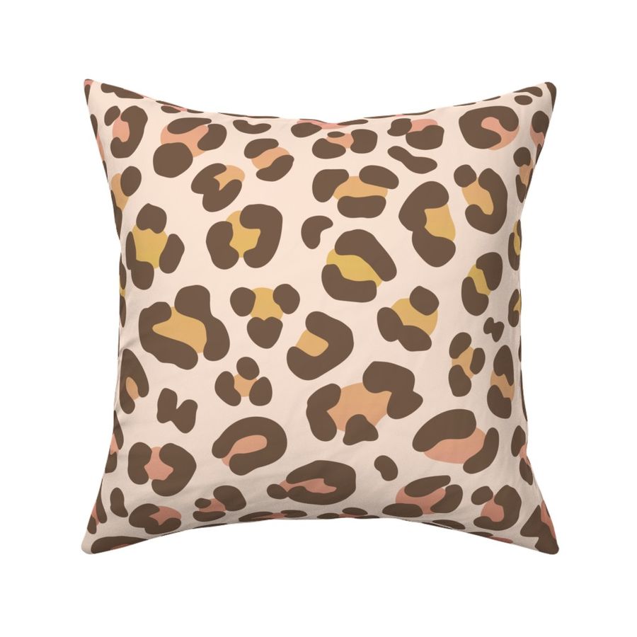 Leopard Print in Earth Tone Gradient (Large Scale)