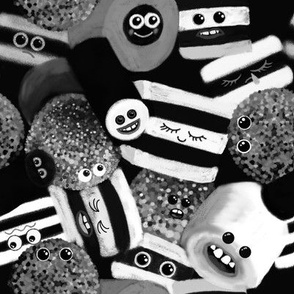 Liquorice Allsorts Black & White