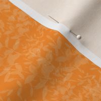 RW14.5 - Two Tone Blender with Bright Orange Base and Foliage Overlay in a Lighter Tint - hex code f68c2a  hex f68c2a with leaf overlay