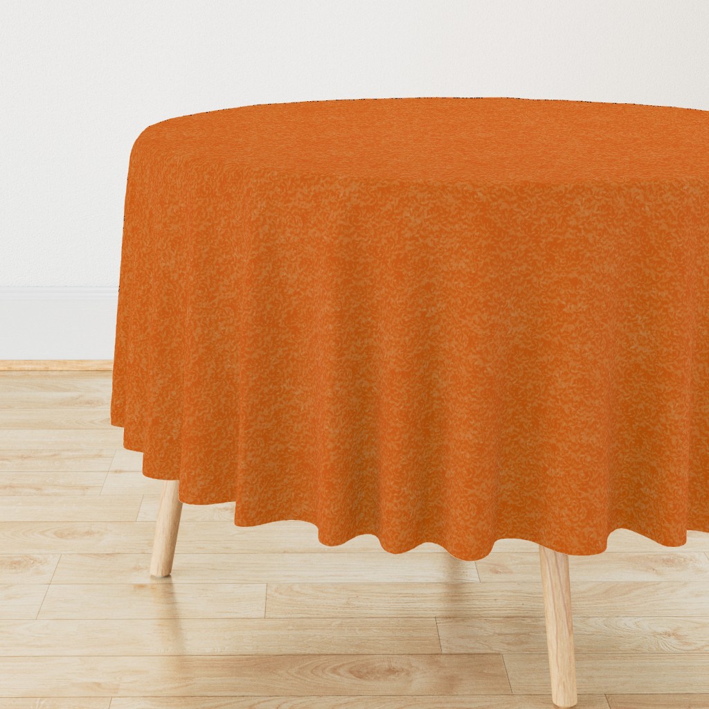 Row 14.7 - Two Tone Blender with a Base of Strong Orange and a Foliage Overlay in a Lighter Tint -   hex code  d65e00