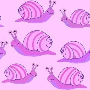 Silly snails pink