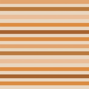  retro stripes fabric - boho neutral stripes, retro brown stripe fabric