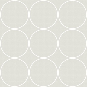 mid-century modern circles misty gray medium wallpaper scale by Pippa Shaw