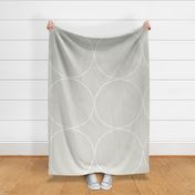 mid-century modern circles misty gray XL wallpaper scale by Pippa Shaw