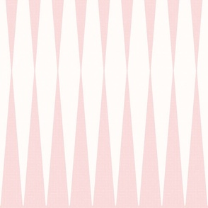 mid-century modern diamond blush dusky pink wallpaper scale by Pippa Shaw