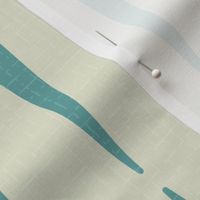 mid-century modern diamond teal wallpaper scale by Pippa Shaw