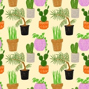 House Plants Hand-drawn