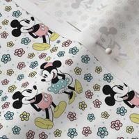 Smaller Scale Classic Mickey and Minnie Springtime Flowers