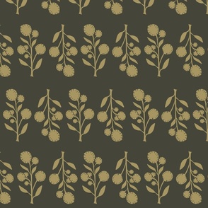 Wildflower - Black and gold L