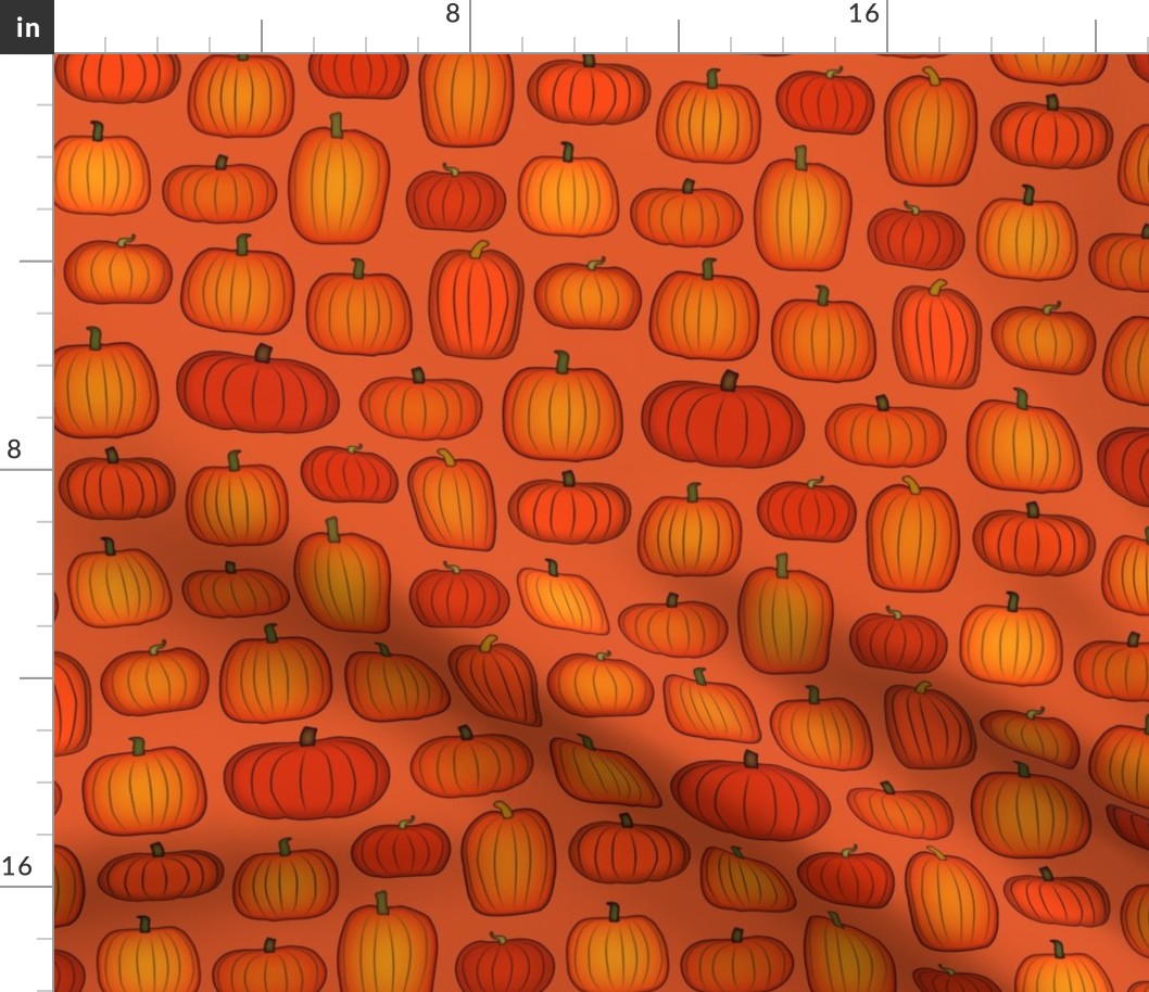 Pumpkins Medium Orange 2